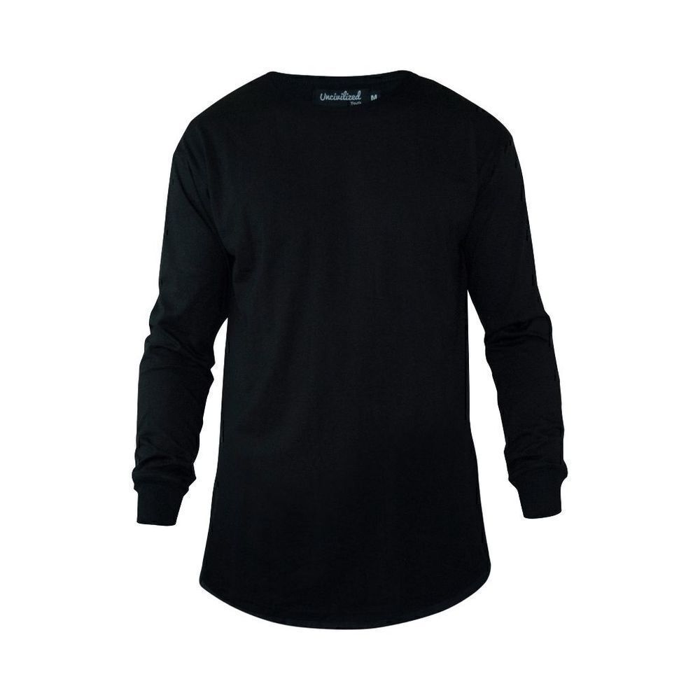 Extended Long Sleeve- Black Men's Size 2XL